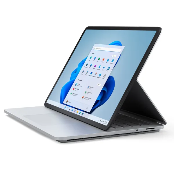 خرید لپ تاپ Microsoft Laptop Studio - نمایشگر لمسی 14.4 اینچی - 256 گیگابایت - رم ۱۶GB - پردازنده Intel Core i5 - نقره ای
