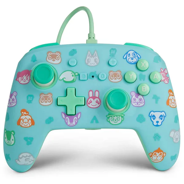 خرید کنترلر PowerA Enhanced نینتندو سوییچ - طرح Animal Crossing