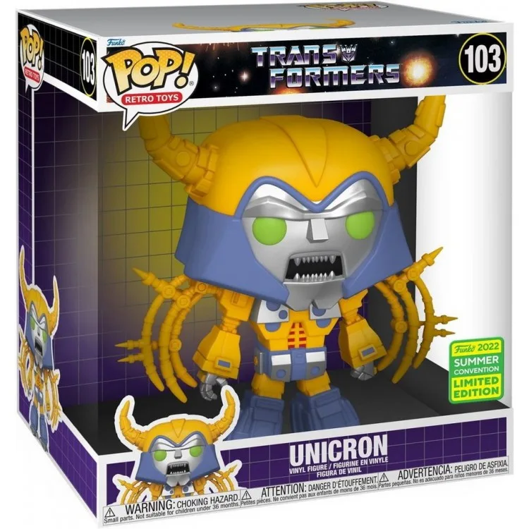 خرید فیگور فانکو پاپ - شخصیت Unicron از انیمیشن Transformers نسخه محدود رویداد 2022 Summer Convention