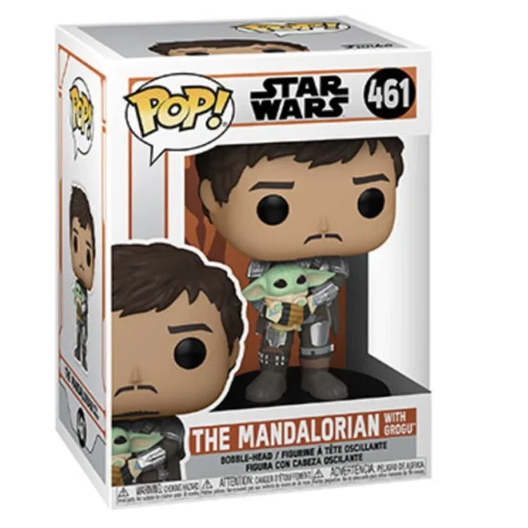 خرید عروسک POP! - شخصیت The Mandalorian همراه با Grogu