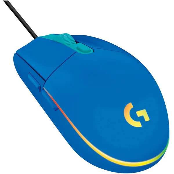 خرید موس گیمینگ Logitech G203 LIGHTSYNC - آبی