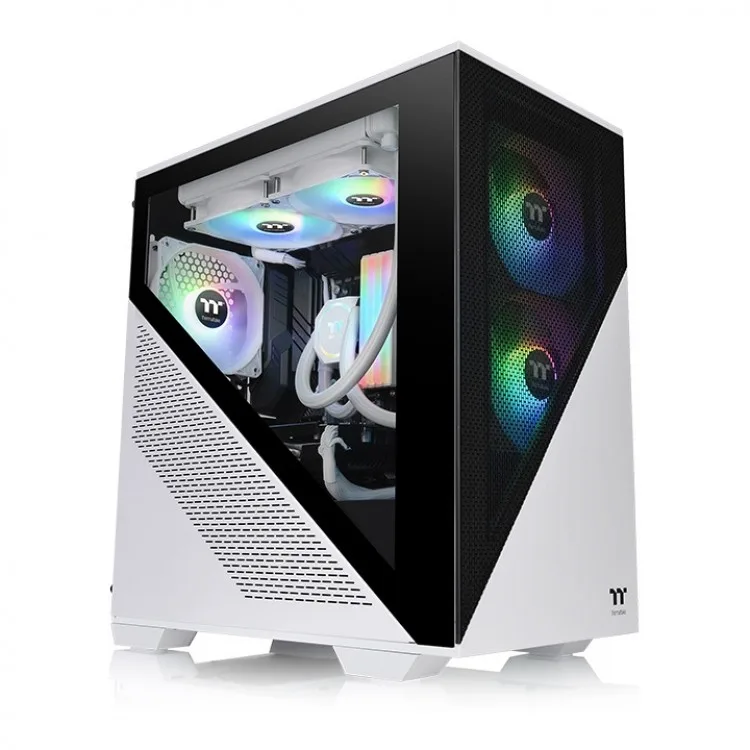 خرید کیس کامپیوتر Thermaltake Divider 170 TG - شاسی مید تاور - سفید