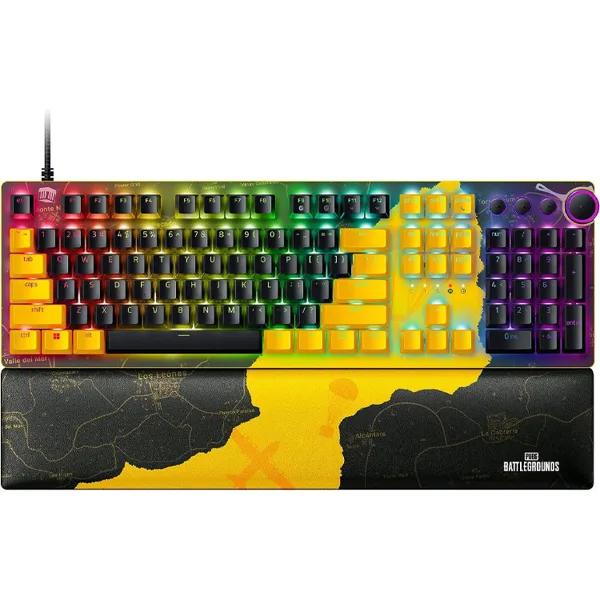 خرید کیبورد Razer Huntsman v2 - سوییچ اپتیکال قرمز - نسخه PUBG: Battlegrounds