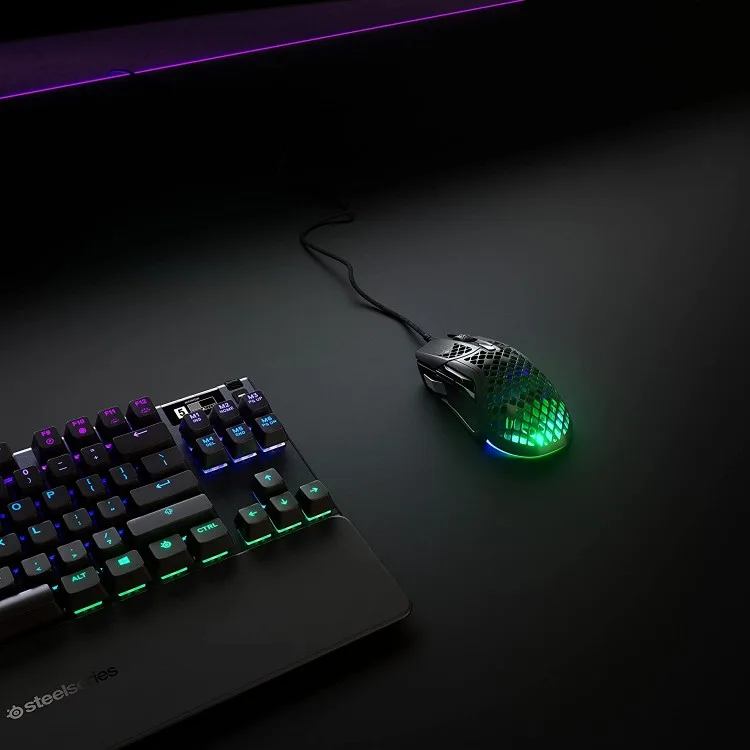 خرید موس SteelSeries Aerox 5 - سیاه