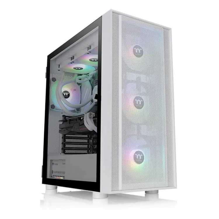 خرید کیس کامپیوتر Thermaltake H570 TG ARGB - شاسی مید تاور - سفید