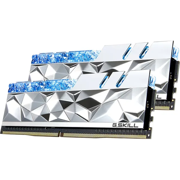 خرید رم G.Skill Trident Z Royal Elite Silver - ظرفیت 32 گیگابایت - DDR4 - پک دوتایی - سرعت 3600 مگاهرتز - CL16
