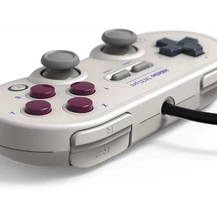 خرید گیم پد 8BitDo SN30 Pro USB نسخه G Classic - خاکستری روشن