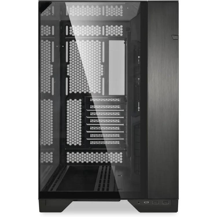 خرید کیس کامپیوتر Lian Li O11 Vision - شاسی مید تاور - سیاه