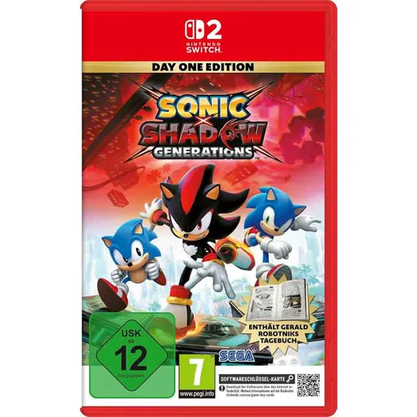 خرید کارت دانلود بازی Sonic X Shadow Generations نسخه Day One برای نینتندو سوییچ 2 کارکرده