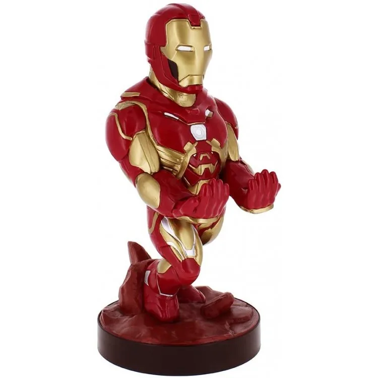 خرید عروسک نگهدارنده کنترلر و موبایل- به همراه کابل شارژ دو متری - مدل Iron Man