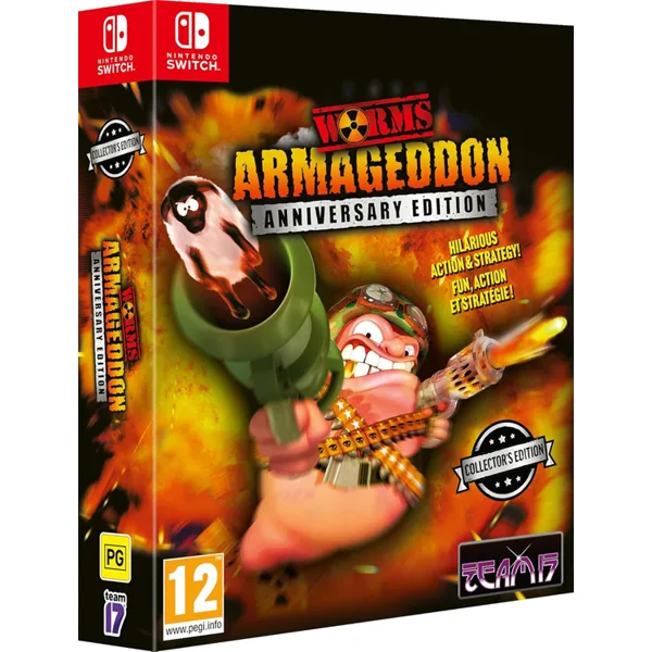 خرید بازی Worms Armageddon نسخه سالگرد نسخه کالکتور برای نینتندو سوییچ