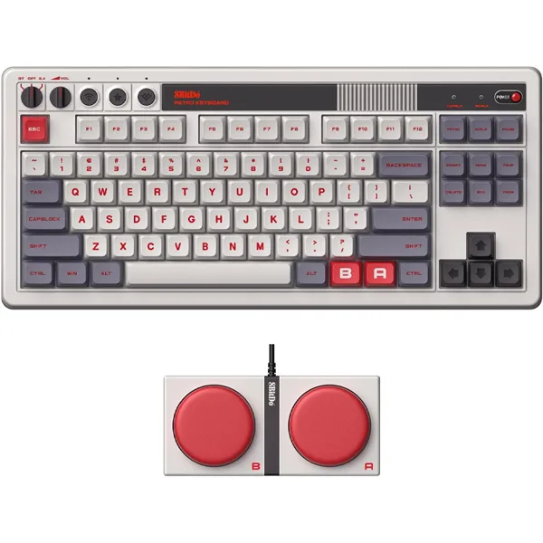 خرید کیبورد 8BitDo Retro - بی سیم - سوییچ مکانیکی - نسخه N