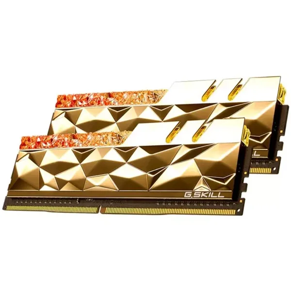 خرید رم G.Skill Trident Z Royal Elite Gold - ظرفیت 32 گیگابایت - DDR4 - پک دوتایی - سرعت 3600 مگاهرتز - CL16