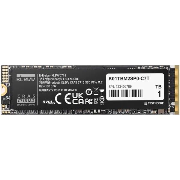 خرید اس اس دی KLEVV Cras C715 - یک ترابایت