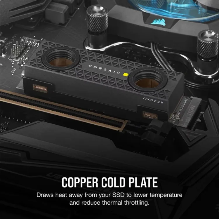 خرید بلوک آب Corsair Hydro X Series XM2 برای SSD - سیاه