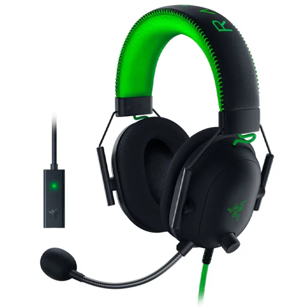 خرید هدست گیمینگ Razer Blackshark v2 به همراه کارت صدا - نسخه Special