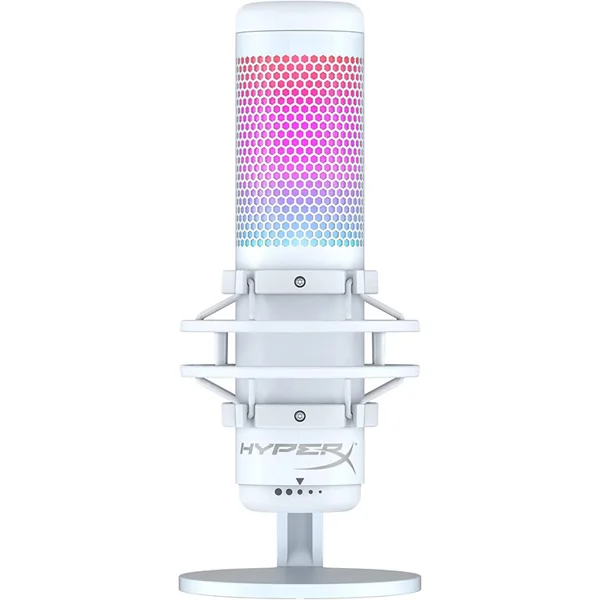 خرید میکروفون HyperX Quadcast S - RGB - سفید