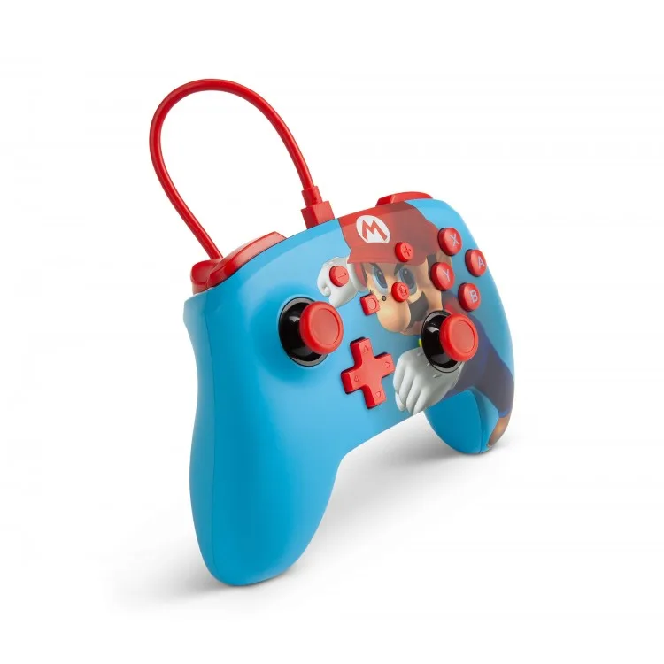 خرید کنترلر PowerA Enhanced نینتندو سوییچ - طرح Super Mario