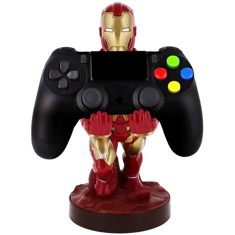 خرید عروسک نگهدارنده کنترلر و موبایل- به همراه کابل شارژ دو متری - مدل Iron Man