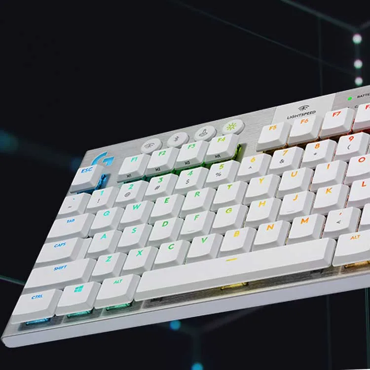 خرید کیبورد بی سیم Logitech G G915 TKL - لرزشی - سفید