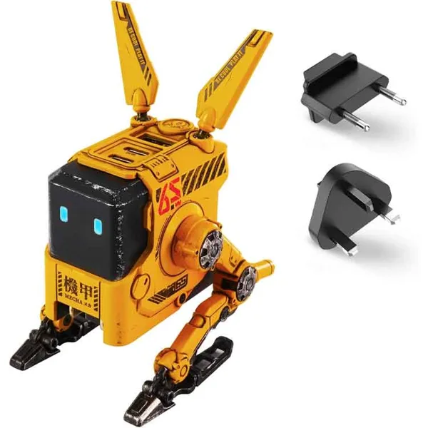 خرید شارژر GravaStar Alpha65 - دارای دو شاخه و سه شاخه - نسخه War Damaged Yellow