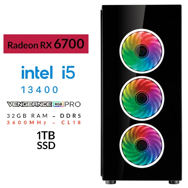 خرید کامپیوتر ECO+ Intel CMT340 RGB