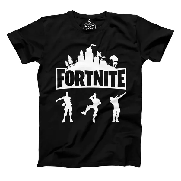 خرید تیشرت ونگارد - طرح Fortnite Dance - سیاه - سایز L