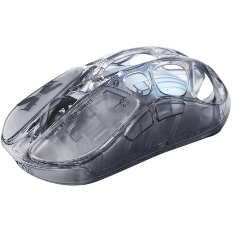 خرید موس گیمینگ بی سیم GravaStar Mercury X Air 8KHz - طرح Crystal Onyx
