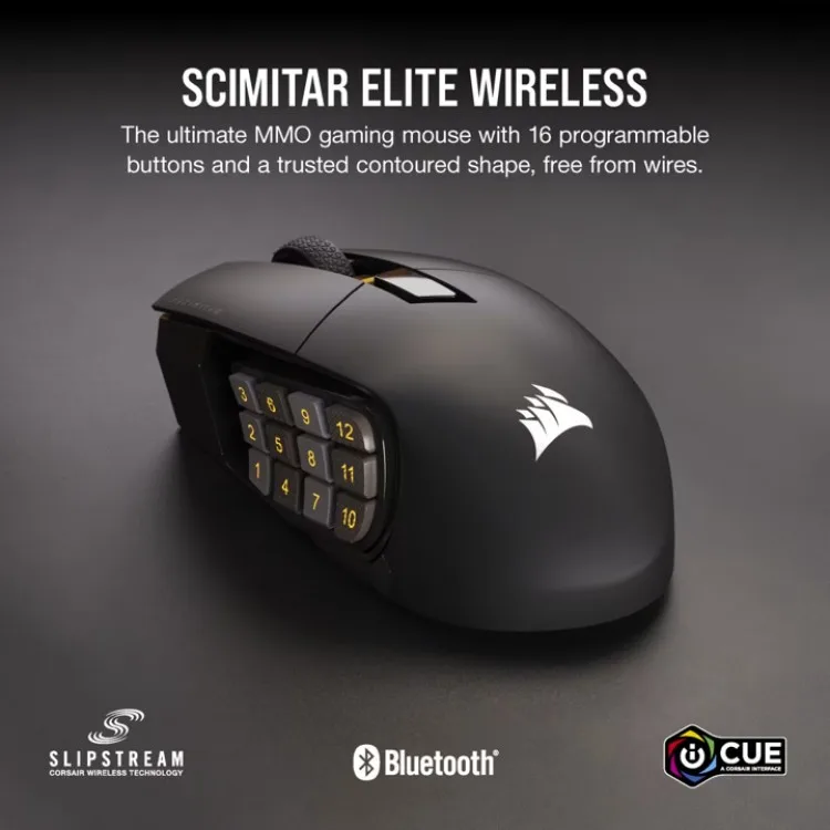 خرید موس Corsair Scimitar Elite - بی سیم