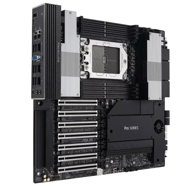 خرید Asus Pro WS WRX90E-SAGE SE E-ATX Workstation Motherboard - AMD Chipset