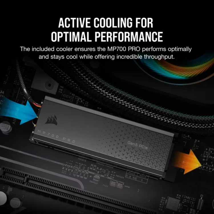 خرید اس اس دی Corsair MP700 Pro با خنک کننده - دو ترابایت