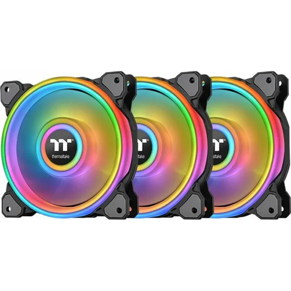 خرید فن کیس Thermaltake Riing Quad 12 - پک سه تایی - ۱۲۰ میلیمتر - سیاه