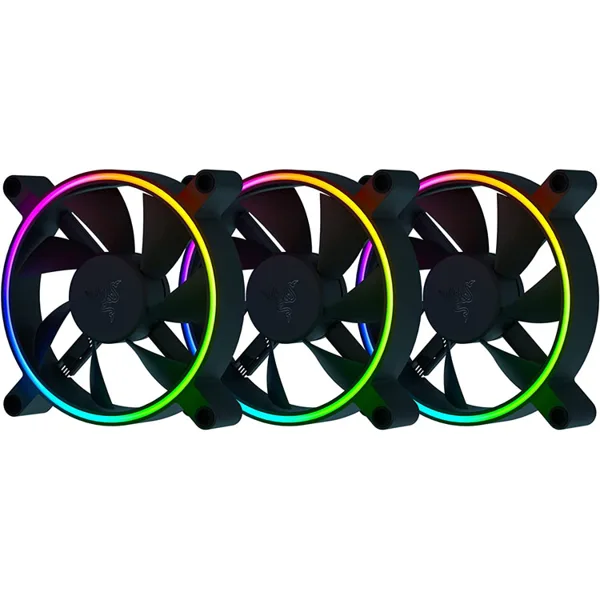 خرید فن هیدرولیک Razer Kunai Chroma مخصوص PC - قطر 120 میلی متر - پک سه تایی