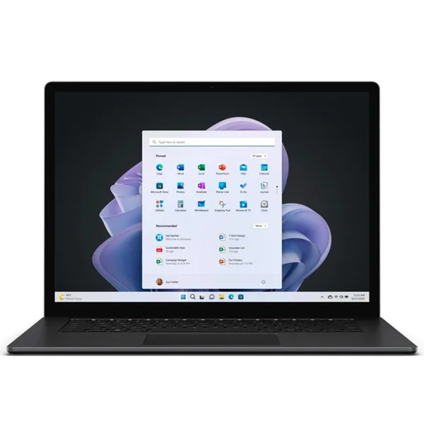 خرید لپ تاپ Microsoft Surface Laptop 5 - نمایشگر لمسی ۱۵ اینچی - ۲۵۶ گیگابایت - رم ۱۶GB - پردازنده Intel Core i۷ - مشکی