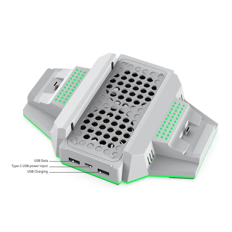 خرید پایه چندکاره DOBE RGB LED برای XBOX Series S - سفید
