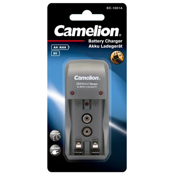 خرید شارژر باتری قلمی و نیم قلمی Camelion BC-1001A