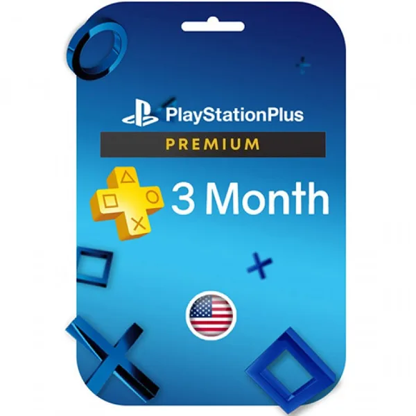 خرید اکانت Playstation Plus Premium سه ماهه آمریکا