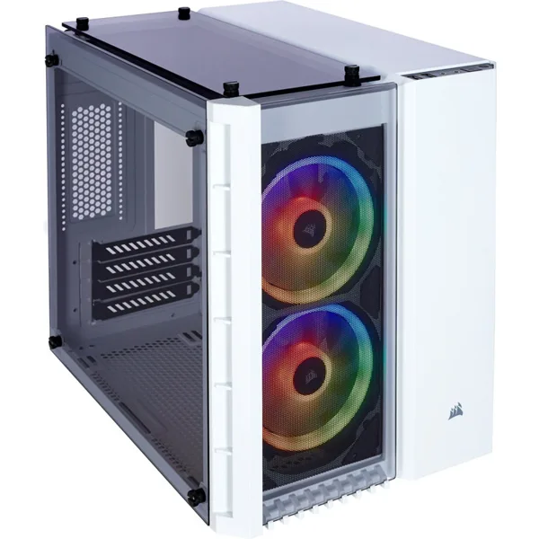 خرید کیس کامپیوتر Corsair Crystal Series 280X - شاسی مینی تاور - سفید