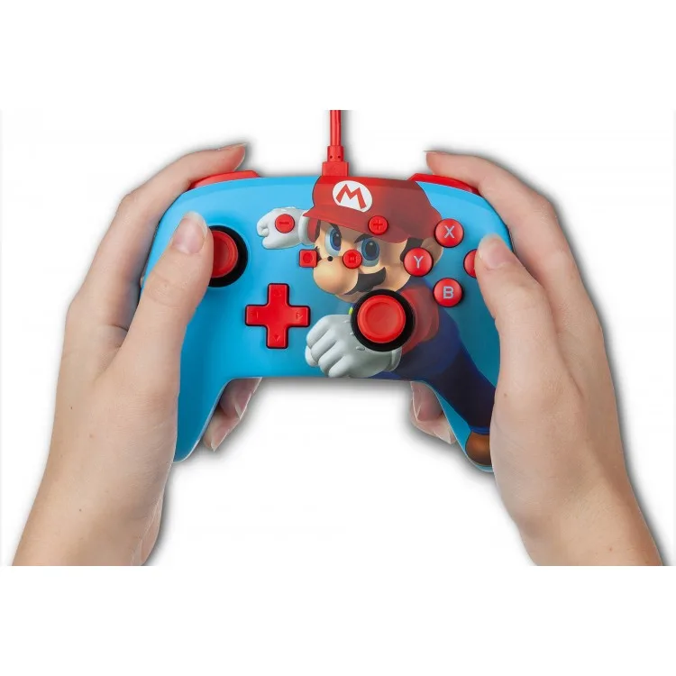خرید کنترلر PowerA Enhanced نینتندو سوییچ - طرح Super Mario