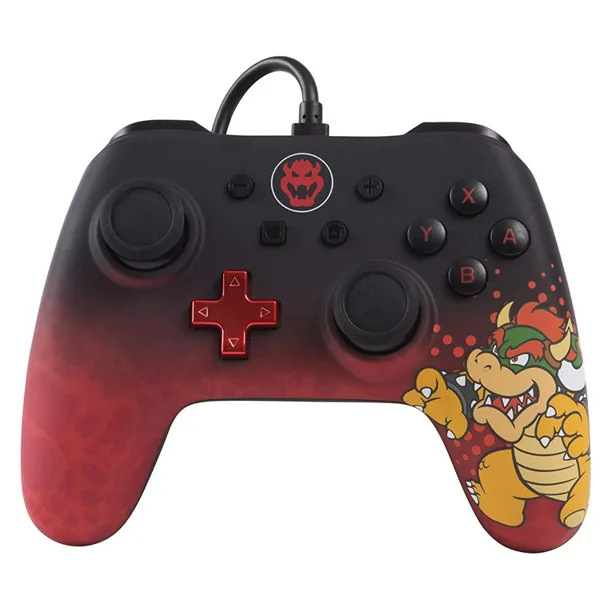 خرید کنترلر سیمی نینتندو سوییچ - طرح Bowser