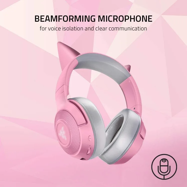 خرید هدست بی سیم Razer Kraken نسخه Kitty Edition