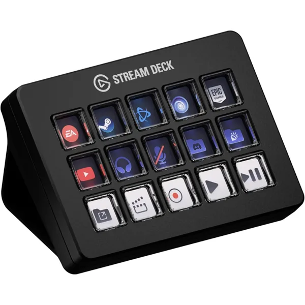 خرید پنل استریم Elgato Stream Deck با دکمه های قیچی - ۱۵ دکمه