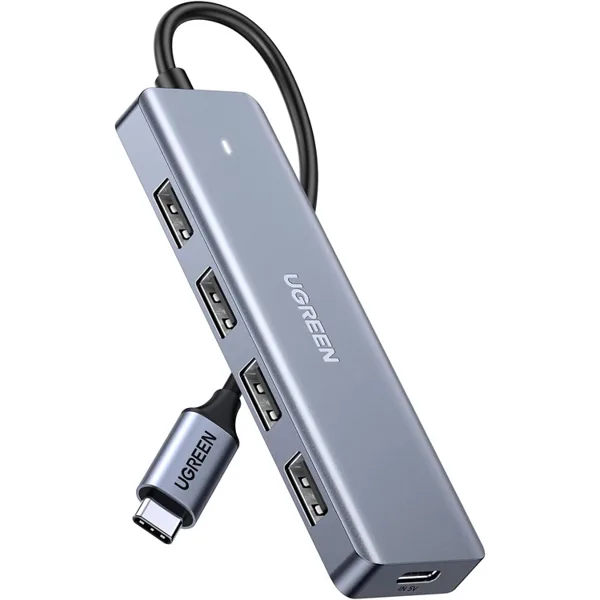 خرید هاب UGREEN تبدل USB-C به چهار پورت USB 3.0