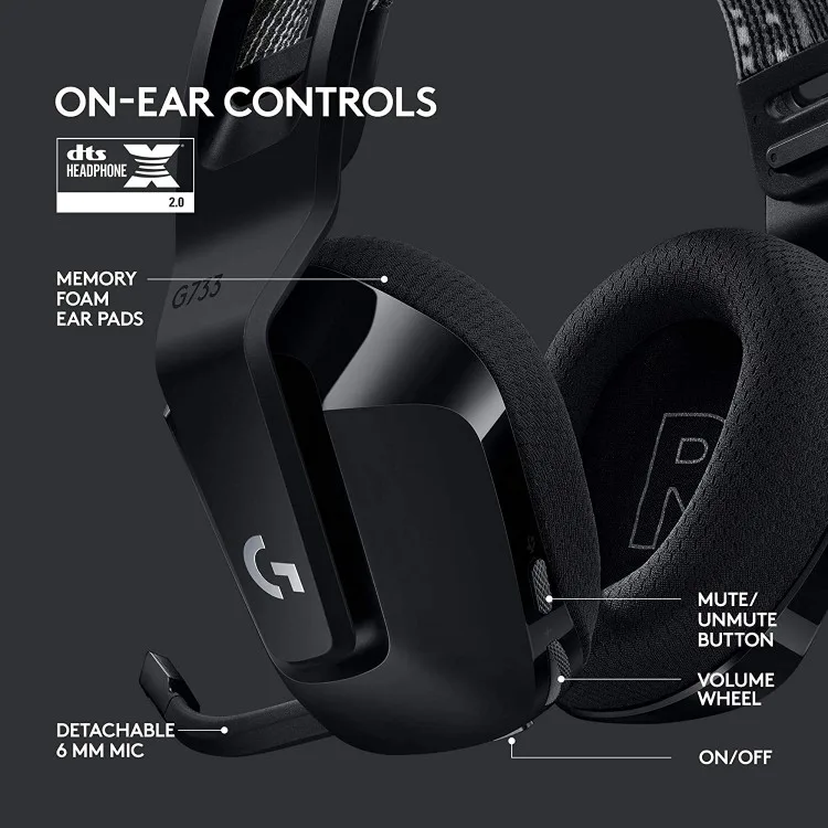 خرید هدست Logitech G733 Lightspeed - بی سیم -سیاه