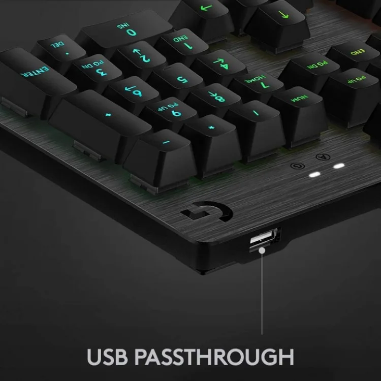 خرید کیبورد Logitech G513 Carbon LIGHTSYNC - سوییچ GX آبی