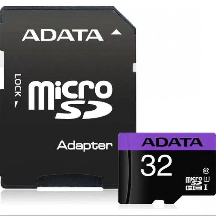 خرید کارت میکرو اس دی ADATA Premier به همراه آداپتور - ۳۲ گیگابایت
