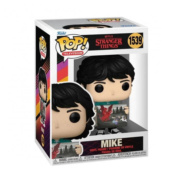 خرید عروسک POP! - شخصیت Mike با نقاشی ویل از فصل چهارم سریال Stranger Things