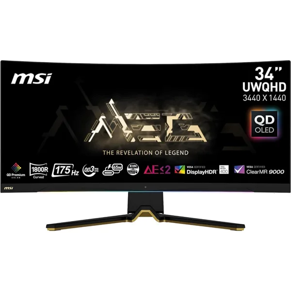 خرید مانیتور MSI MEG 342C QD-OLED - کیفیت UWQHD - خمیده - سایز 34 اینچ