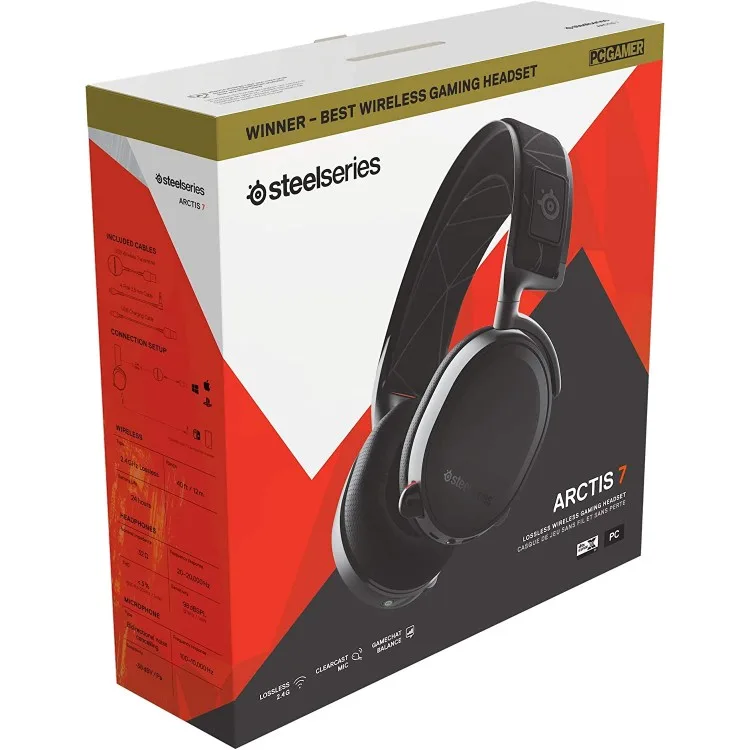 خرید هدست SteelSeries Arctis 7 - بی سیم - سیاه