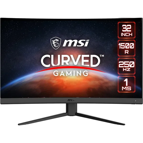 خرید مانیتور MSI G32C4X - کیفیت Full-HD - خمیده - سایز ۳۲ اینچ
